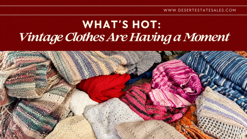whats hot vintage clothes are having a moment